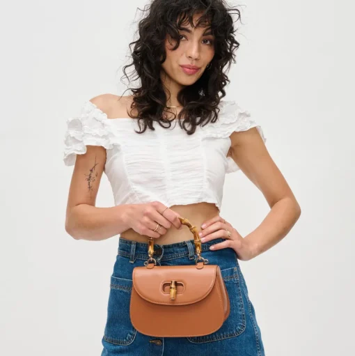 Allison - Bamboo Top Handle Crossbody