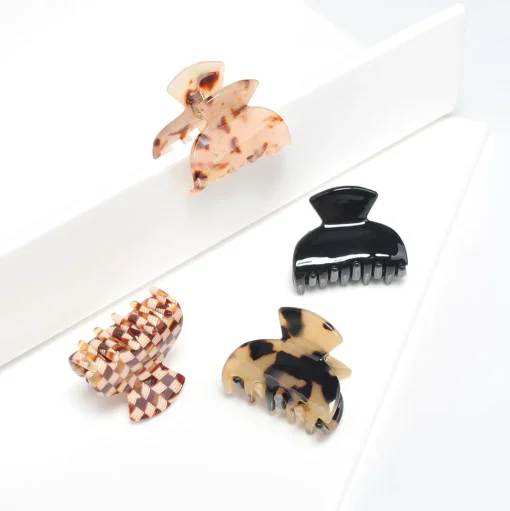 Assorted Mini Hair Claw - 4 Pack Hair Claw