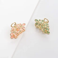 Flower Design Hair Claw - 2 Pack Hair Claw