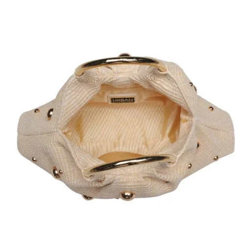 Harper - Straw Studded Evening Bag