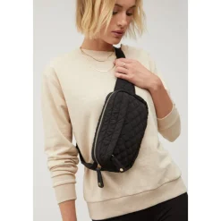 Teo - Quilted Nylon Belt Bag