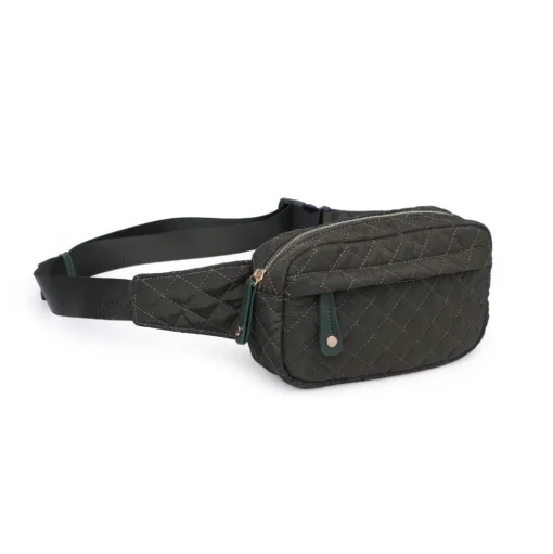 Teo - Quilted Nylon Belt Bag
