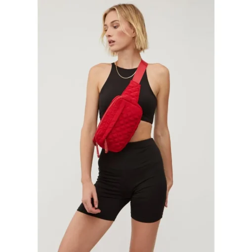 Teo - Quilted Nylon Belt Bag