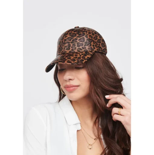 Vegan Leather Baseball Hat Baseball Cap