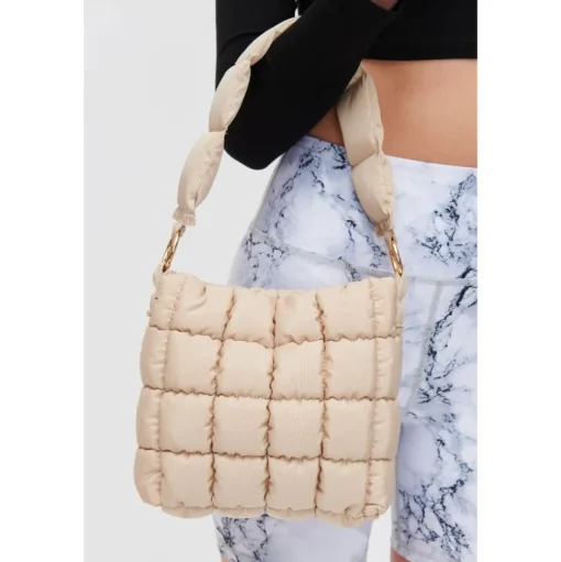Wylie - Quilted Nylon Hobo